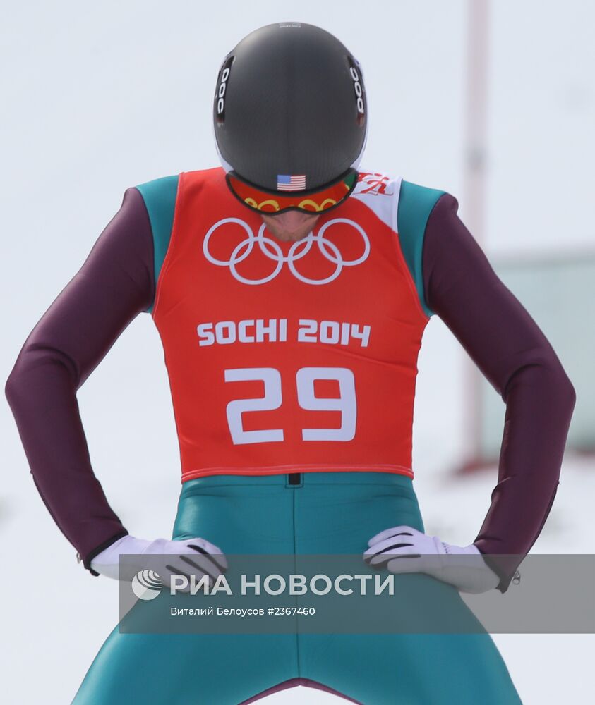 Олимпиада 2014. Лыжное двоеборье. Тренировка