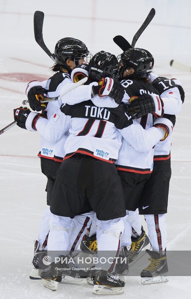 Олимпиада 2014. Хоккей. Женщины. Россия - Япония