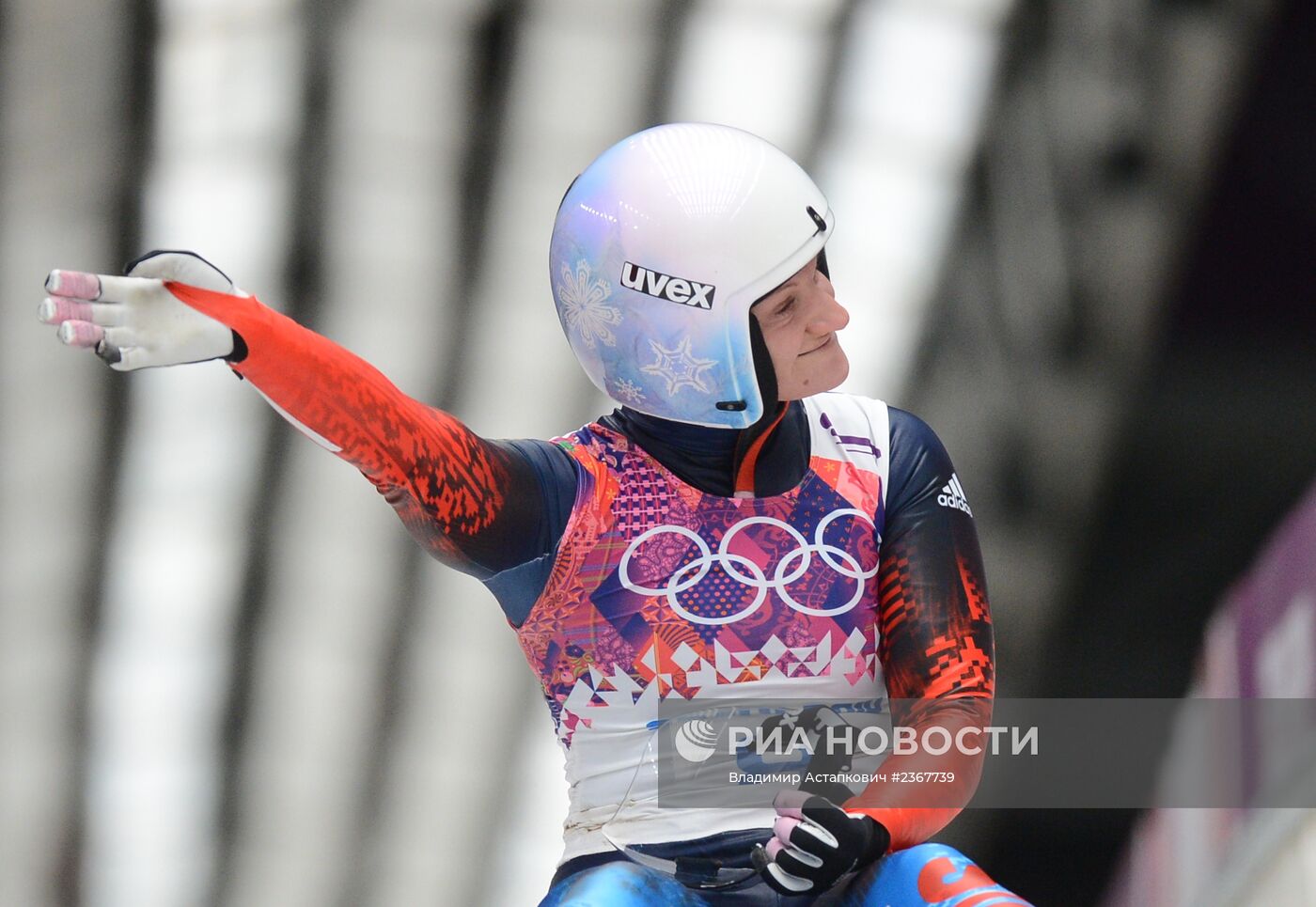 Олимпиада 2014. Санный спорт. Женщины. Второй день