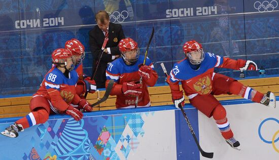 Олимпиада 2014. Хоккей. Женщины. Россия - Япония