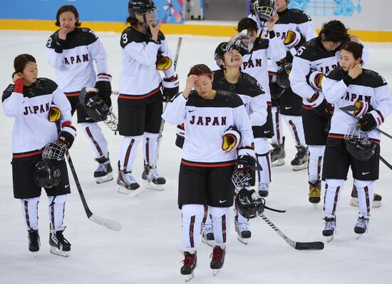 Олимпиада 2014. Хоккей. Женщины. Россия - Япония