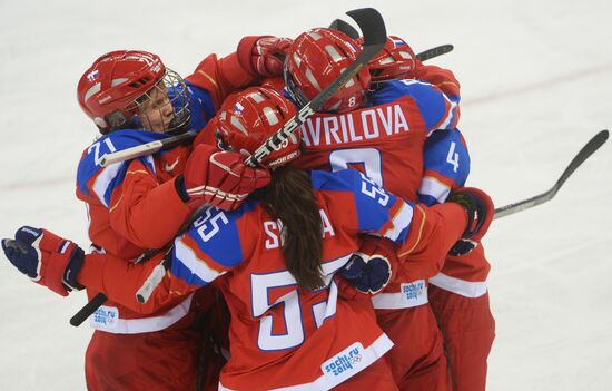 Олимпиада 2014. Хоккей. Женщины. Россия - Япония