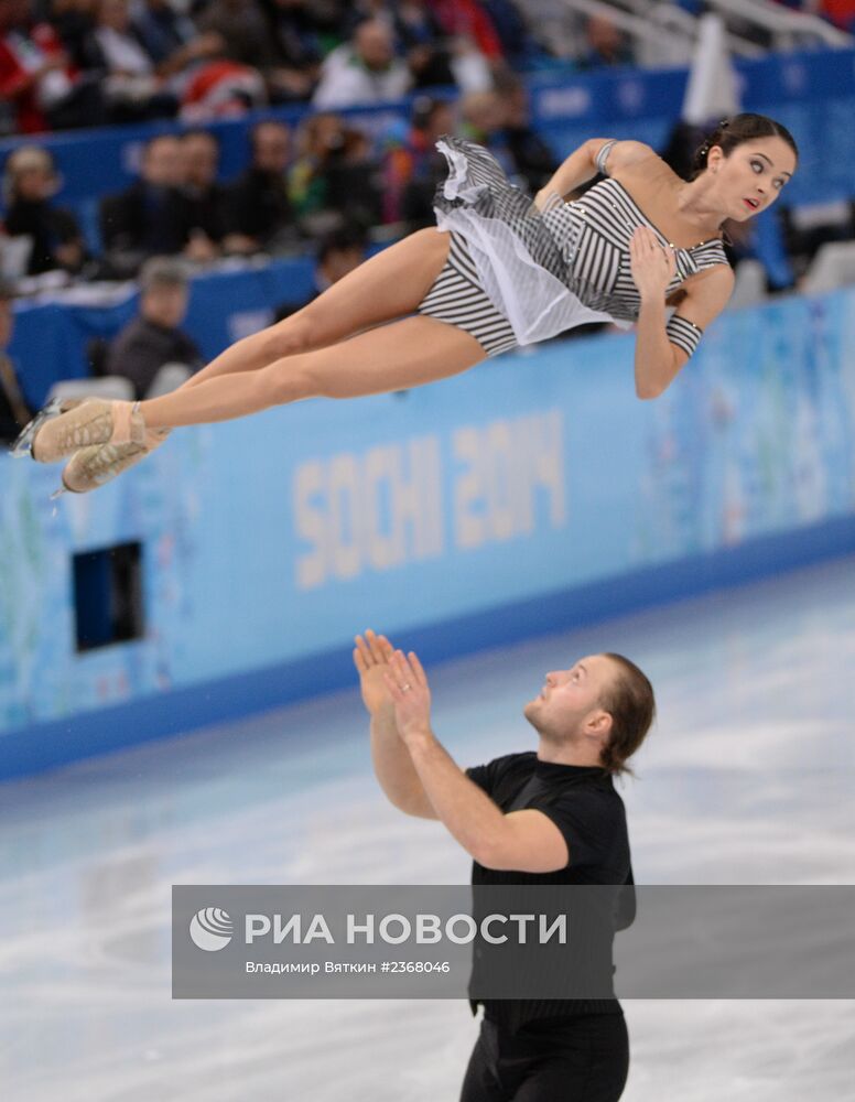 Олимпиада 2014. Фигурное катание. Пары. Короткая программа