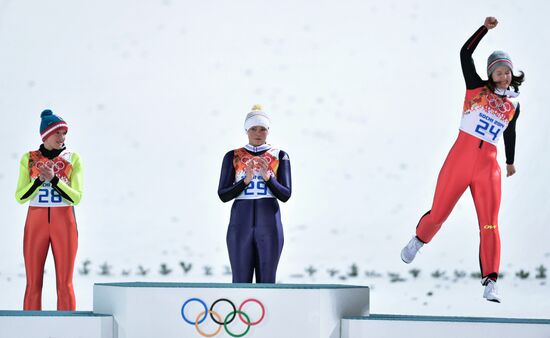 Олимпиада 2014. Прыжки с трамплина. Женщины. Финал