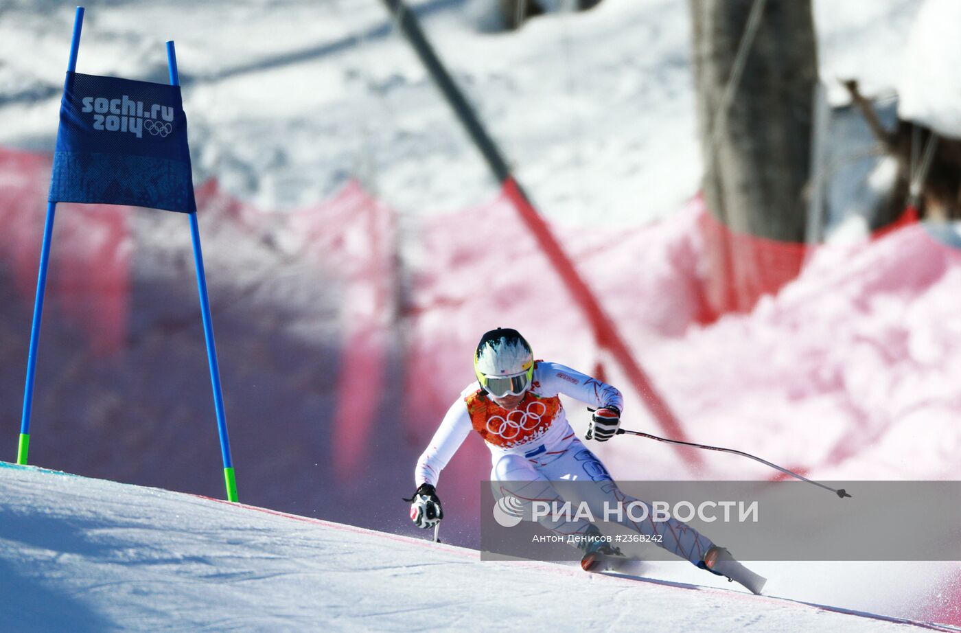 Олимпиада 2014. Горнолыжный спорт. Женщины. Скоростной спуск