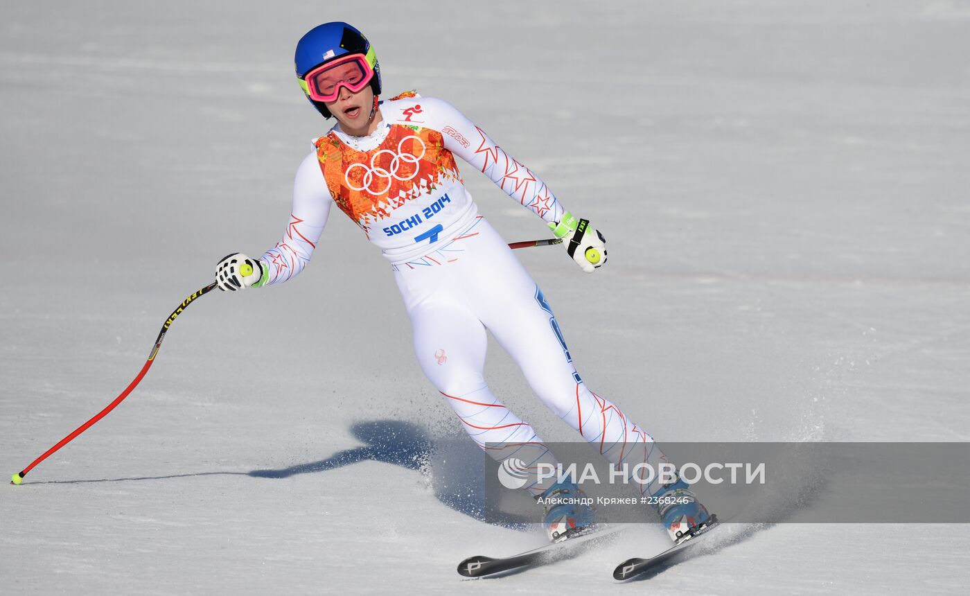 Олимпиада 2014. Горнолыжный спорт. Женщины. Скоростной спуск