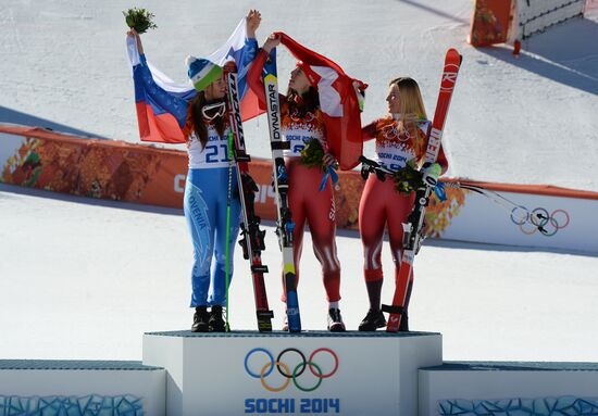 Олимпиада 2014. Горнолыжный спорт. Женщины. Скоростной спуск