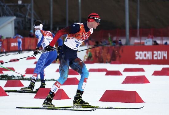 Олимпиада 2014. Лыжное двоеборье. Индивидуальная гонка. Средний трамплин