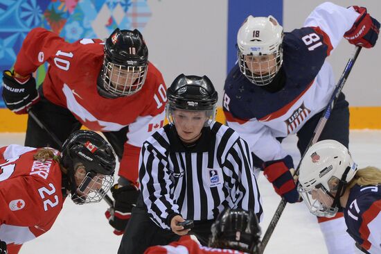 Олимпиада 2014. Хоккей. Женщины. Канада - США