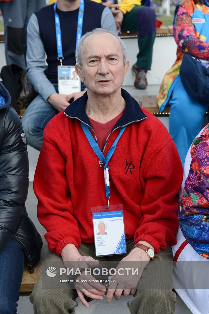 Чествование ветеранов олимпийцев в павильоне "Мегафон" на Олимпиаде в Сочи