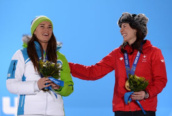 Олимпиада 2014. Церемония награждения. Пятый день