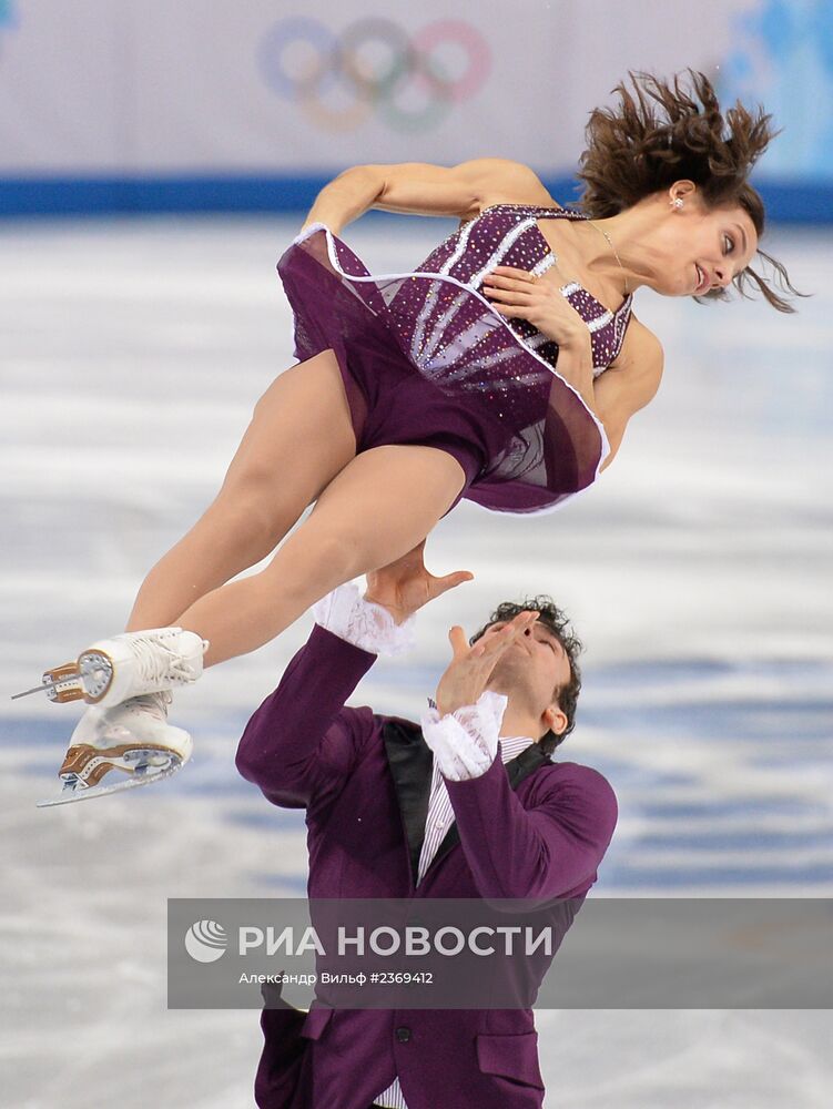Олимпиада 2014. Фигурное катание. Пары. Произвольная программа