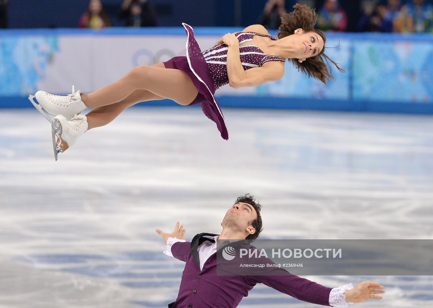 Олимпиада 2014. Фигурное катание. Пары. Произвольная программа