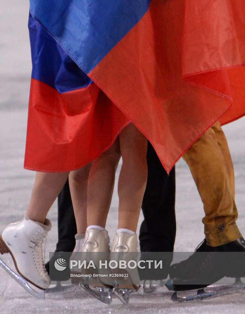 Олимпиада 2014. Фигурное катание. Пары. Произвольная программа