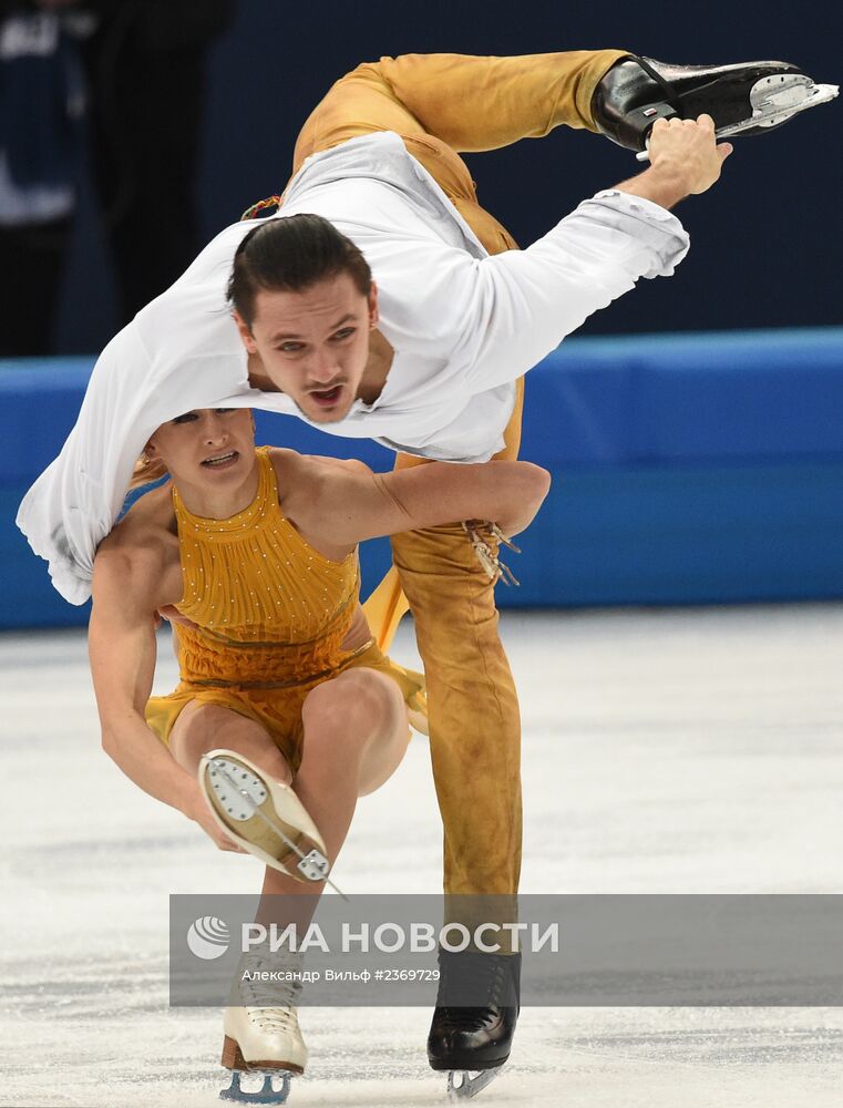 Олимпиада 2014. Фигурное катание. Пары. Произвольная программа