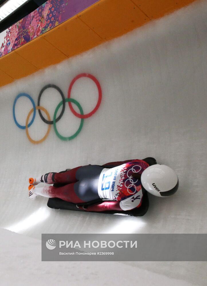 Олимпиада 2014. Скелетон. Женщины. Первый день