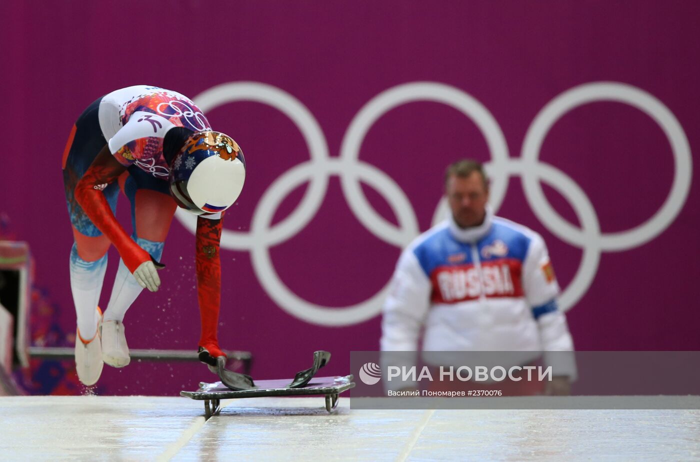 Олимпиада 2014. Скелетон. Женщины. Первый день