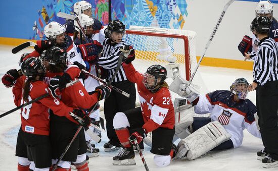 Олимпиада 2014. Хоккей. Женщины. Канада - США
