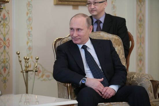 В.Путин провел встречу с Абдель-Фаттахом ас-Сиси