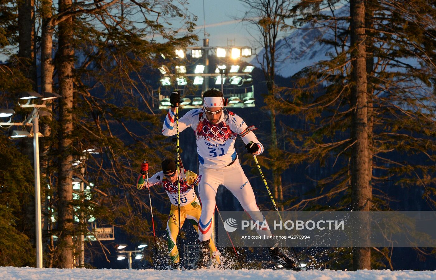 Олимпиада 2014. Биатлон. Мужчины. Индивидуальная гонка