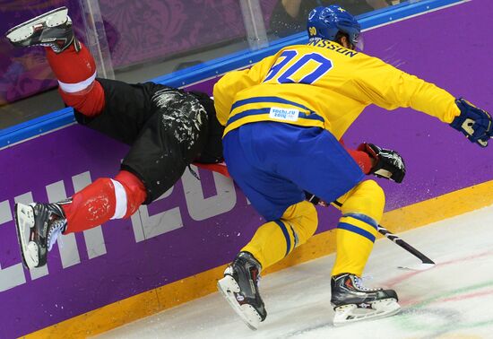 Олимпиада 2014. Хоккей. Мужчины. Швеция - Швейцария