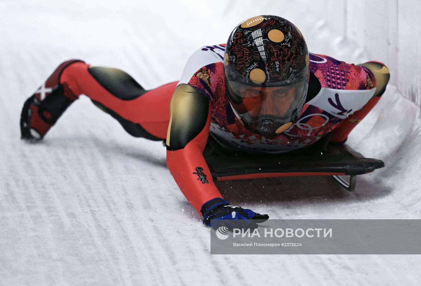 Олимпиада 2014. Скелетон. Мужчины. Первый день