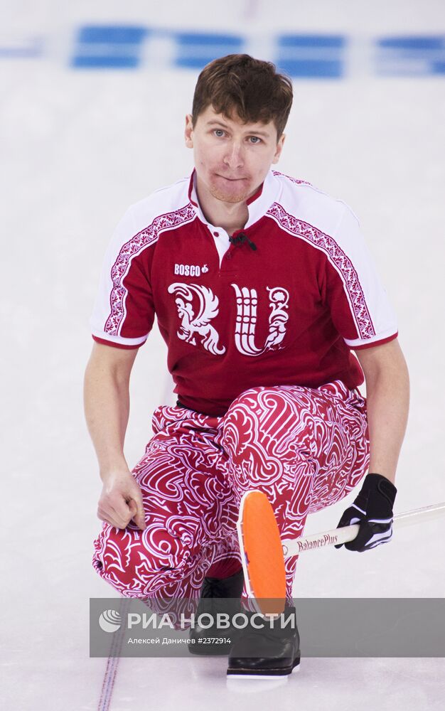 Олимпиада 2014. Керлинг. Мужчины. Пятый день