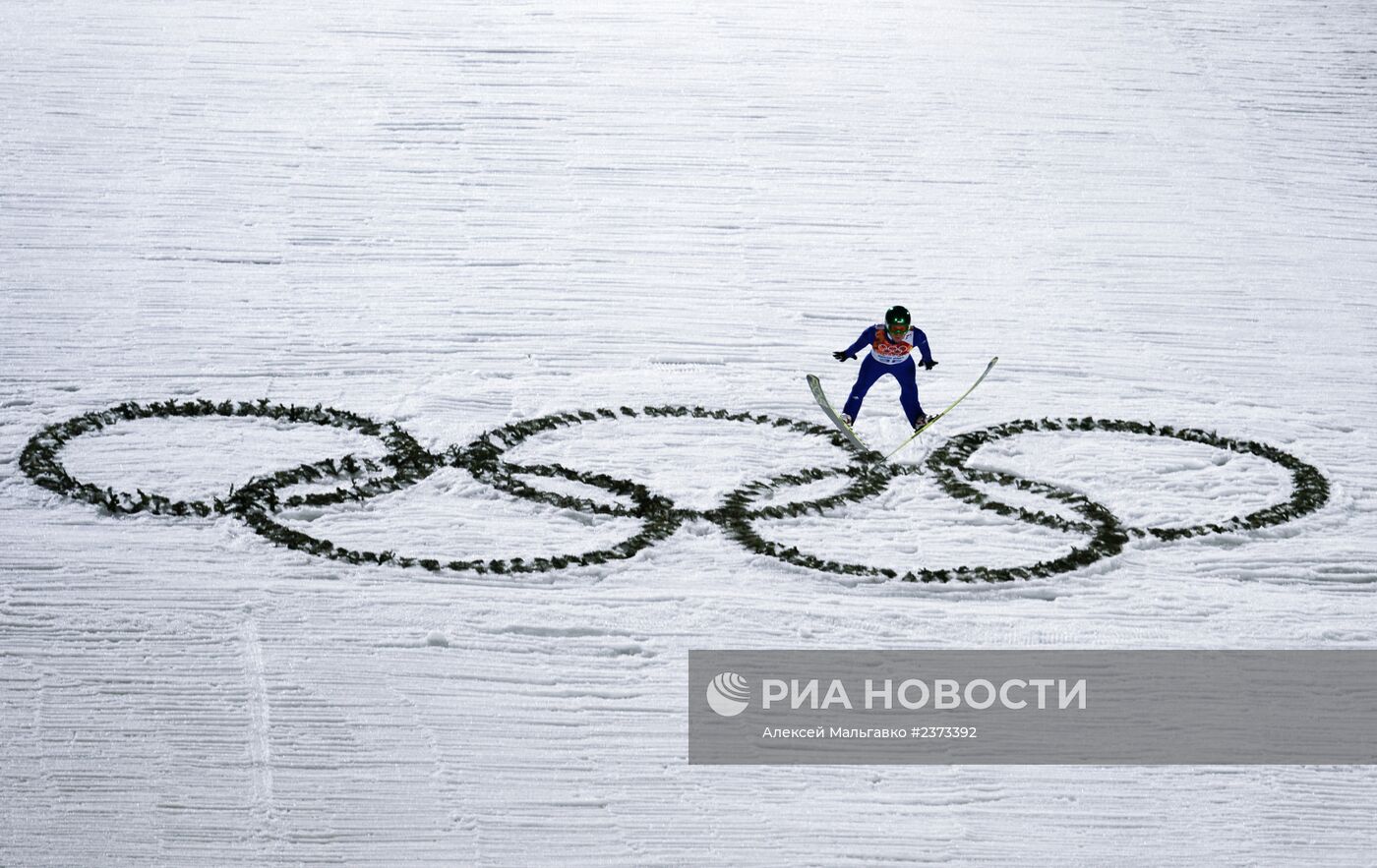 Олимпиада 2014. Прыжки с трамплина. Мужчины. Большой трамплин. Квалификация