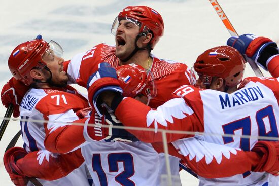 Олимпиада 2014. Хоккей. Мужчины. США - Россия
