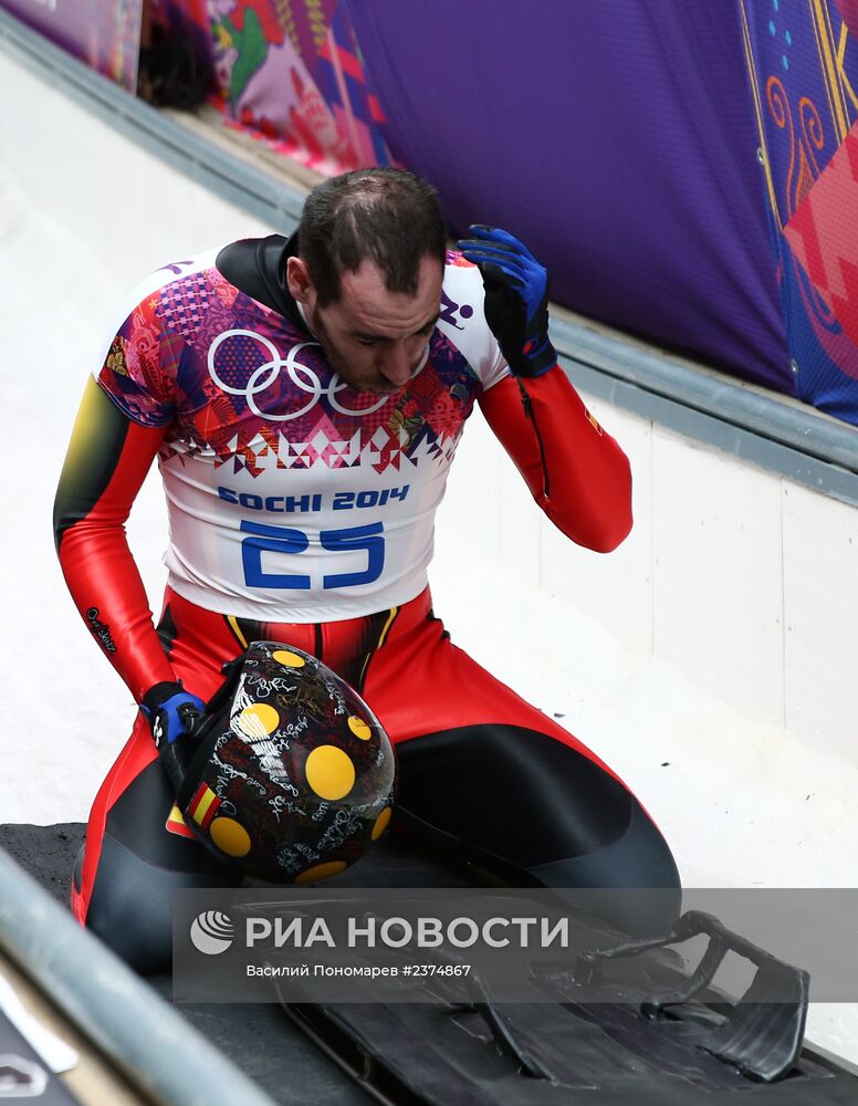Олимпиада 2014. Скелетон. Мужчины. Второй день