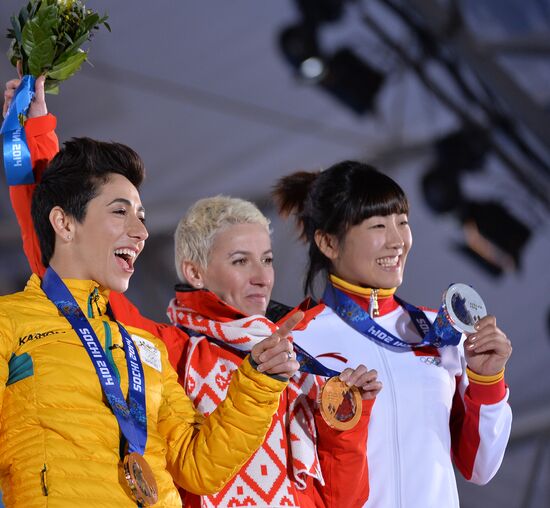 Олимпиада 2014. Церемония награждения. Восьмой день