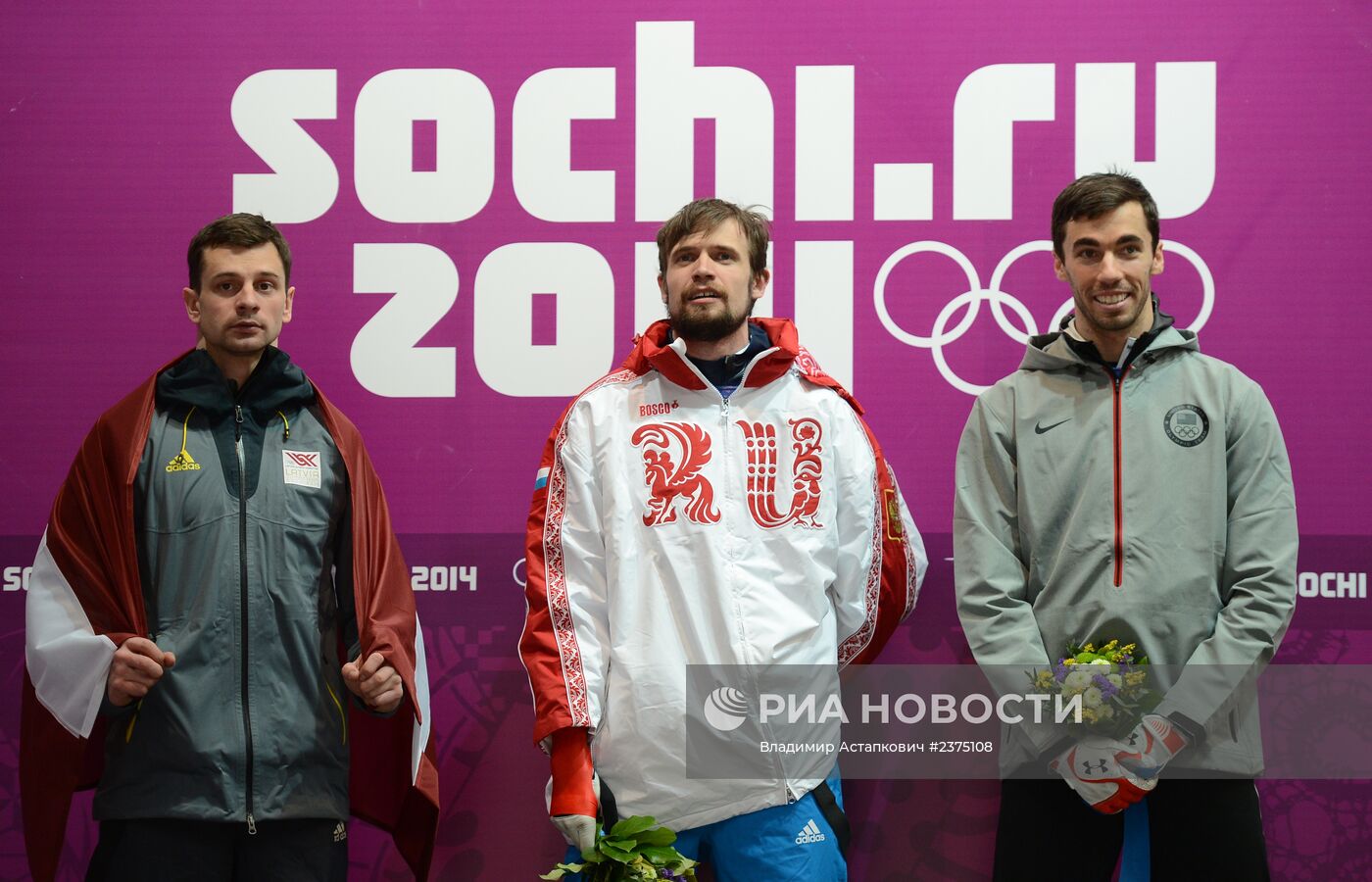 Олимпиада 2014. Скелетон. Мужчины. Второй день