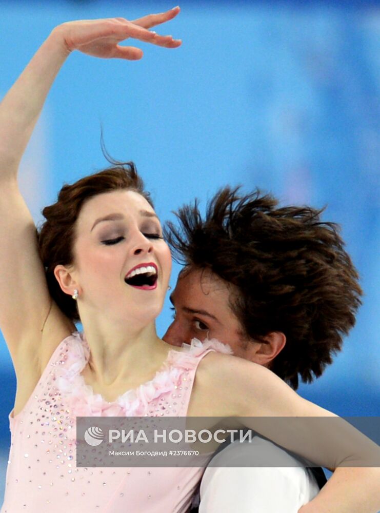 Олимпиада 2014. Фигурное катание. Танцы на льду. Короткая программа