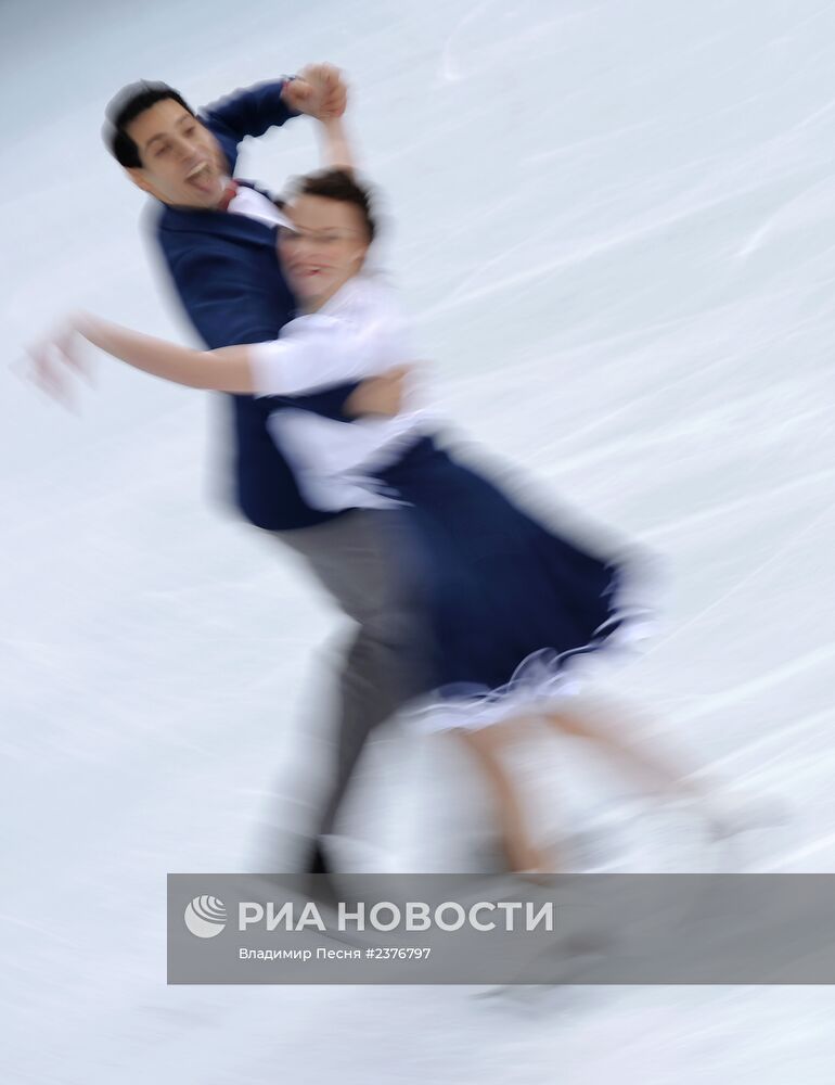 Олимпиада 2014. Фигурное катание. Танцы на льду. Короткая программа
