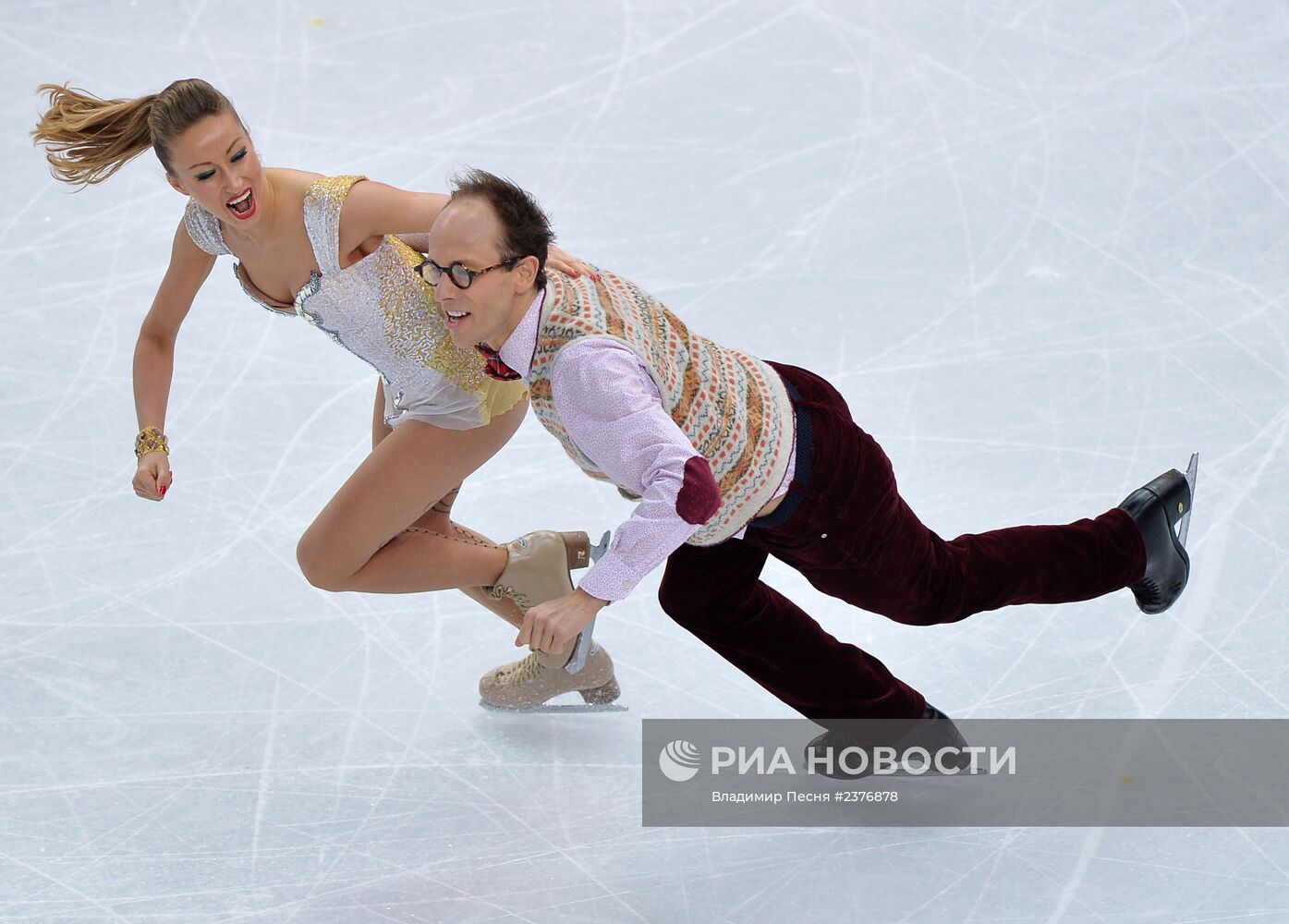 Олимпиада 2014. Фигурное катание. Танцы на льду. Короткая программа