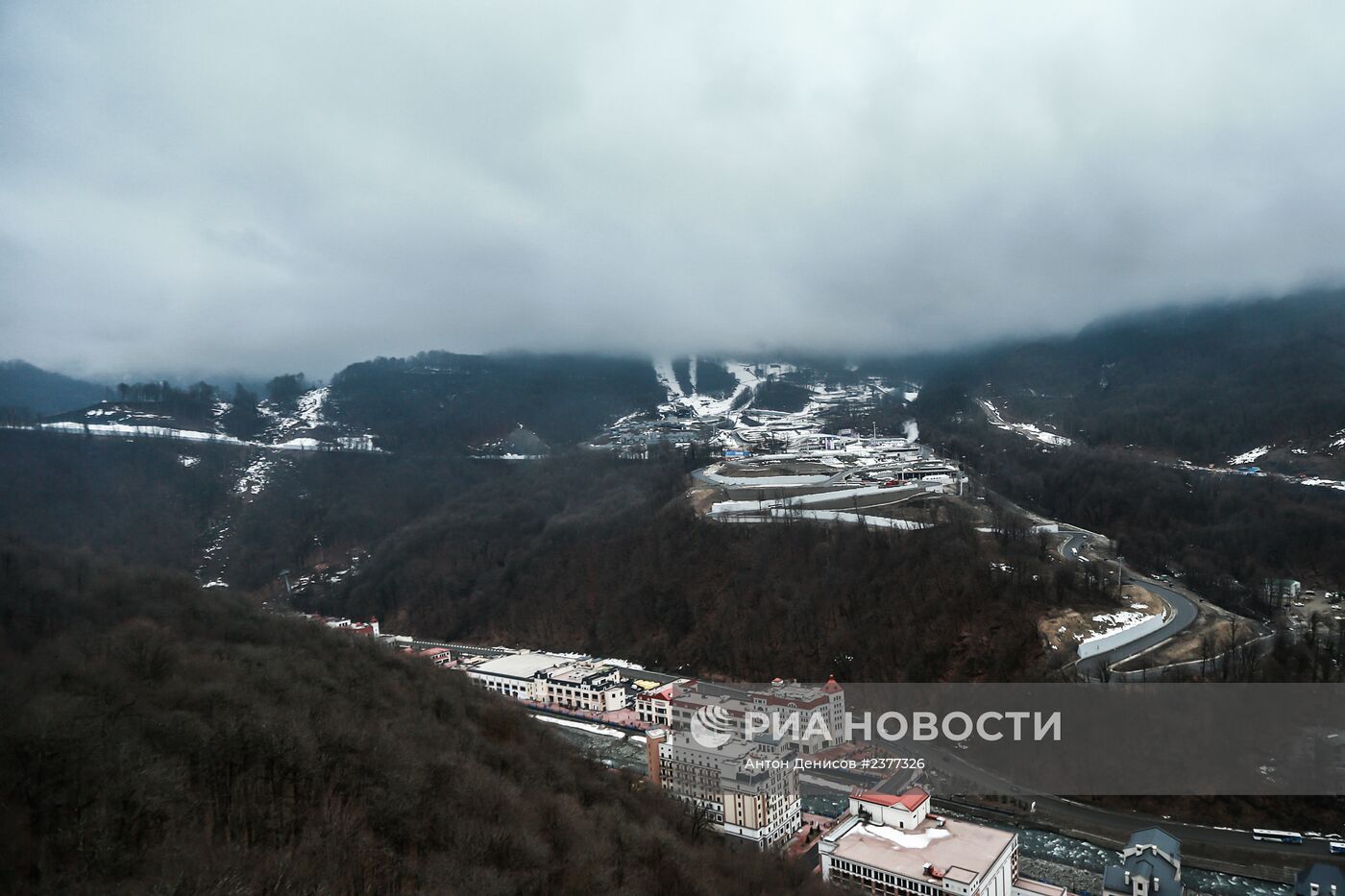 Туман в Красной поляне