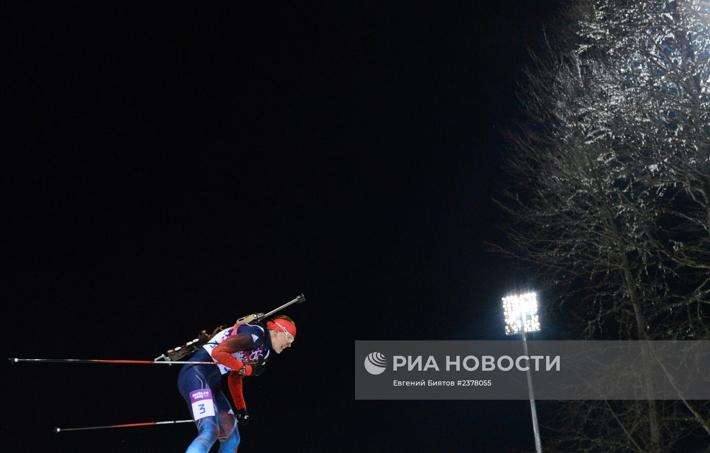 Олимпиада 2014. Биатлон. Женщины. Масс-старт