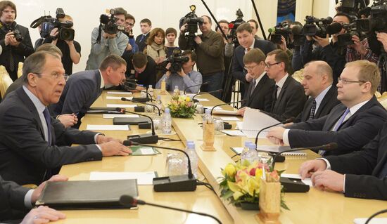 Встреча министров иностранных дел России и Эстонии