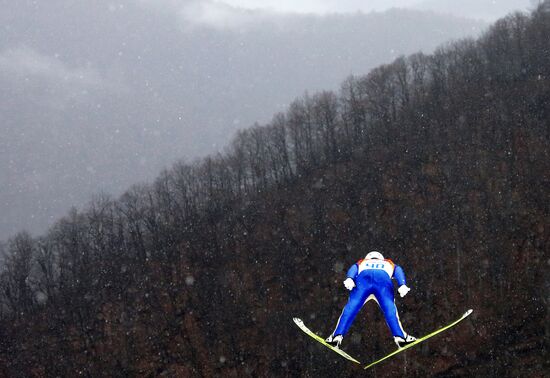 Олимпиада 2014. Лыжное двоеборье. Индивидуальная гонка. Большой трамплин