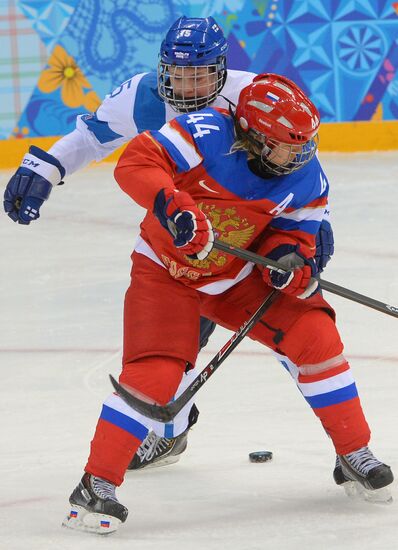 Олимпиада 2014. Хоккей. Женщины. Матч Финляндия - Россия