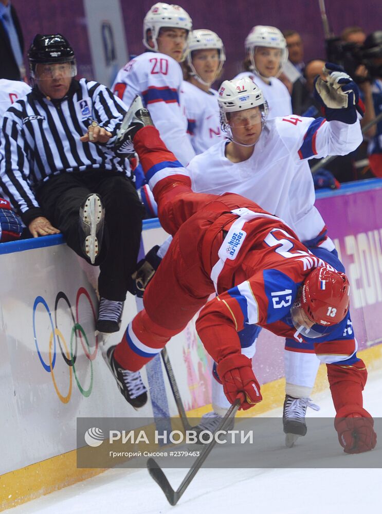 Олимпиада 2014. Хоккей. Мужчины. Россия - Норвегия