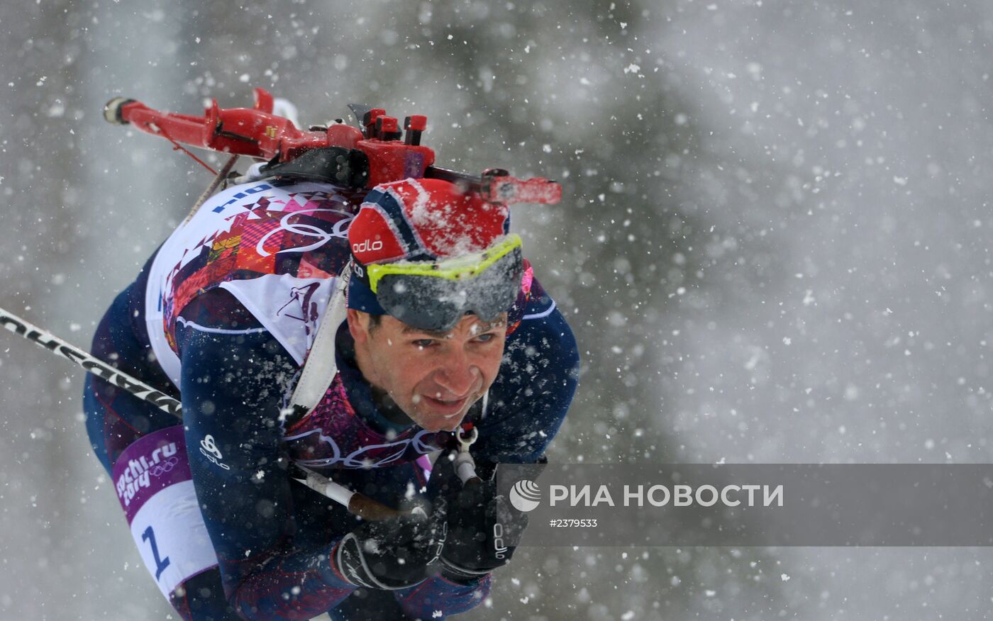 Олимпиада 2014. Биатлон. Мужчины. Масс-старт