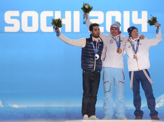 Олимпиада 2014. Церемония награждения. Одинадцатый день