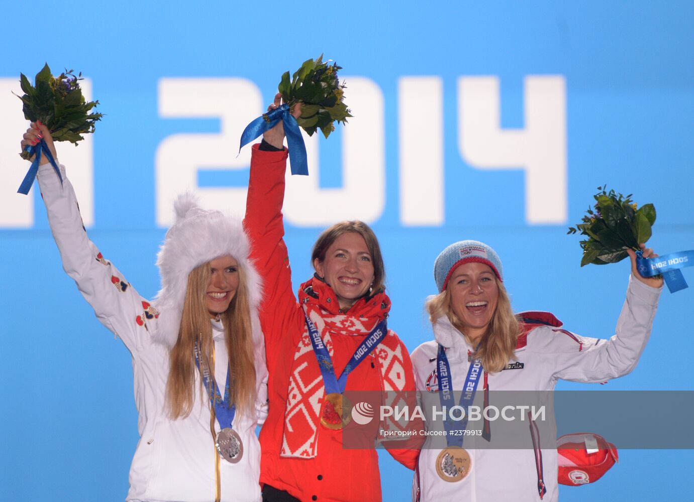 Олимпиада 2014. Церемония награждения. Одиннадцатый день