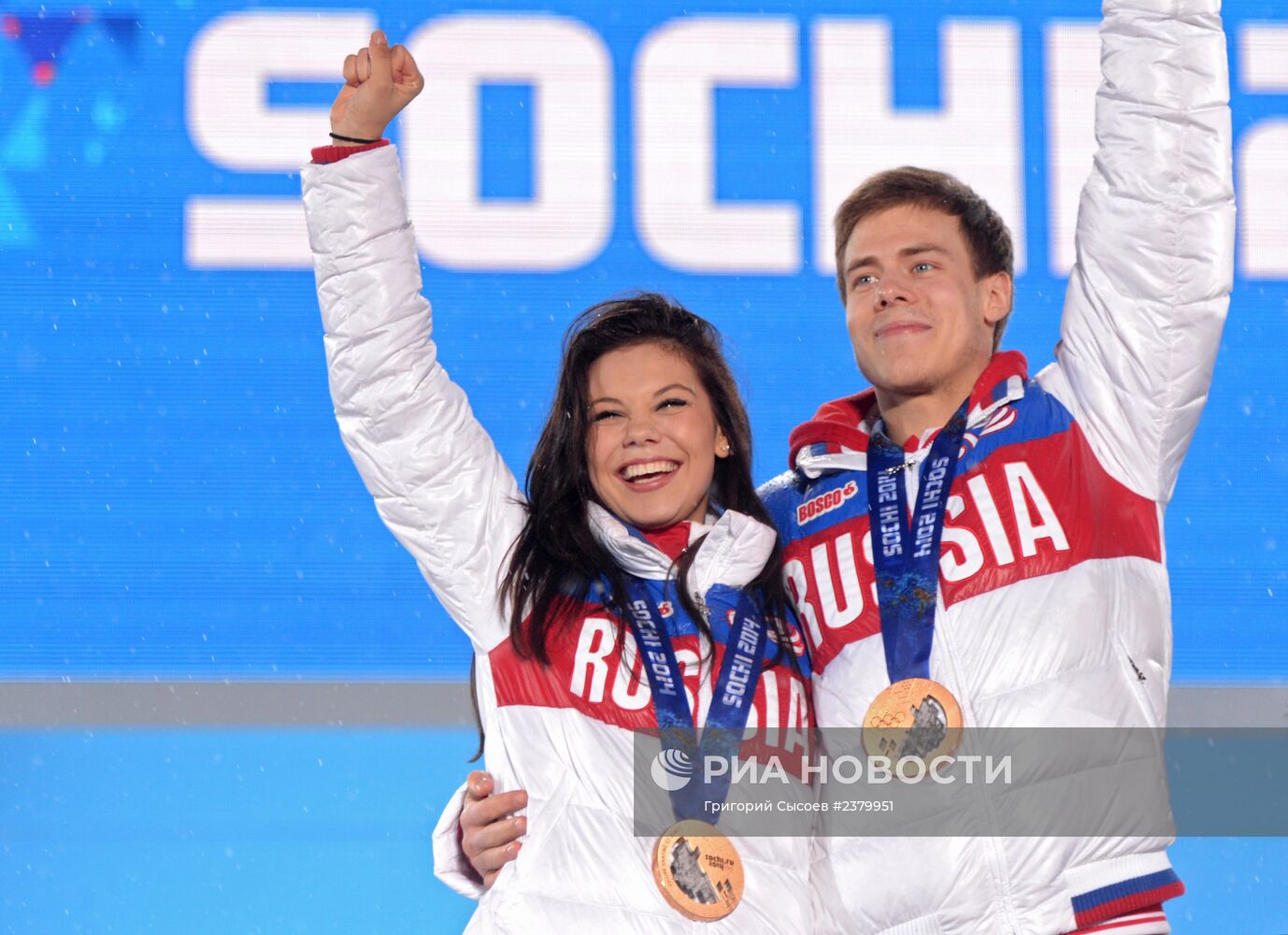 Олимпиада 2014. Церемония награждения. Одиннадцатый день
