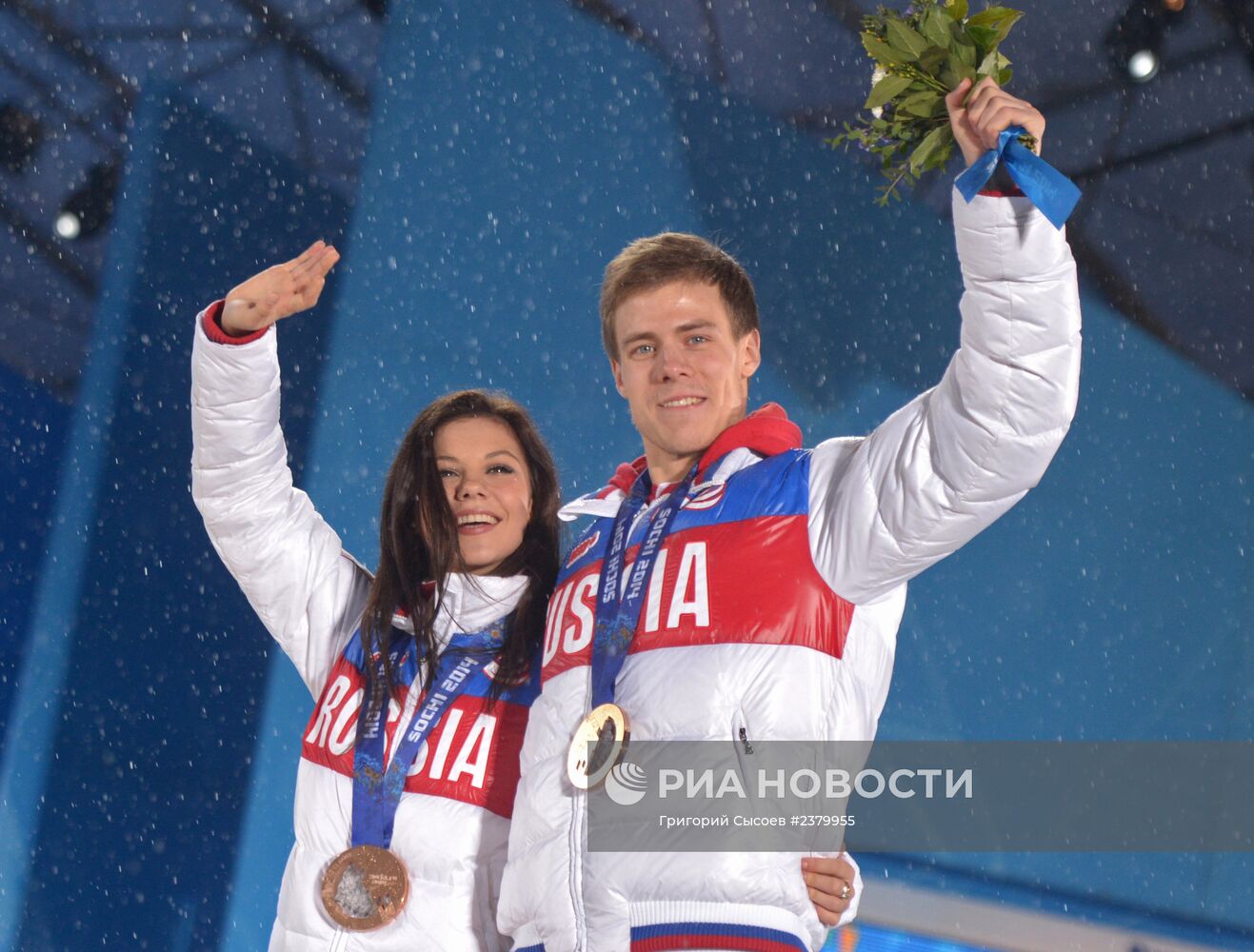 Олимпиада 2014. Церемония награждения. Одиннадцатый день