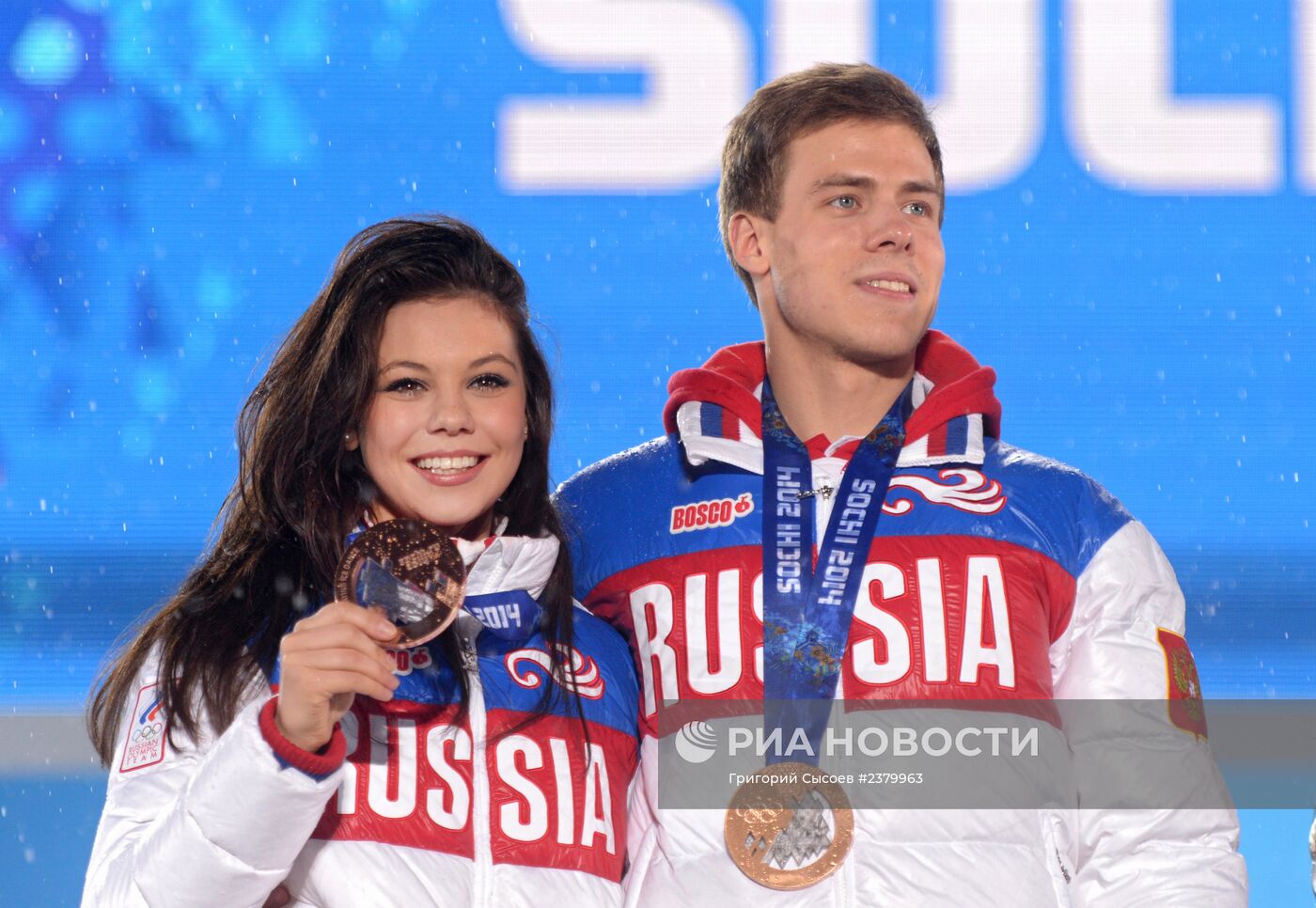 Олимпиада 2014. Церемония награждения. Одиннадцатый день
