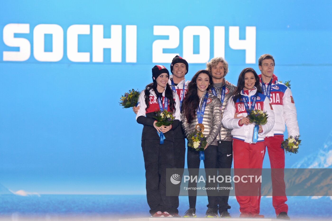 Олимпиада 2014. Церемония награждения. Одиннадцатый день