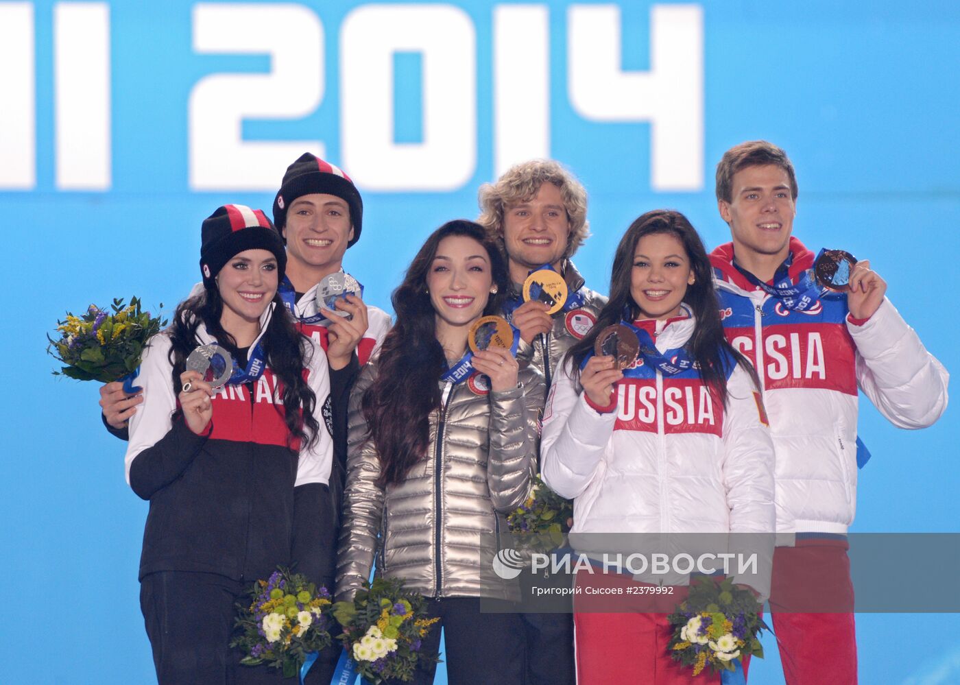 Олимпиада 2014. Церемония награждения. Одиннадцатый день