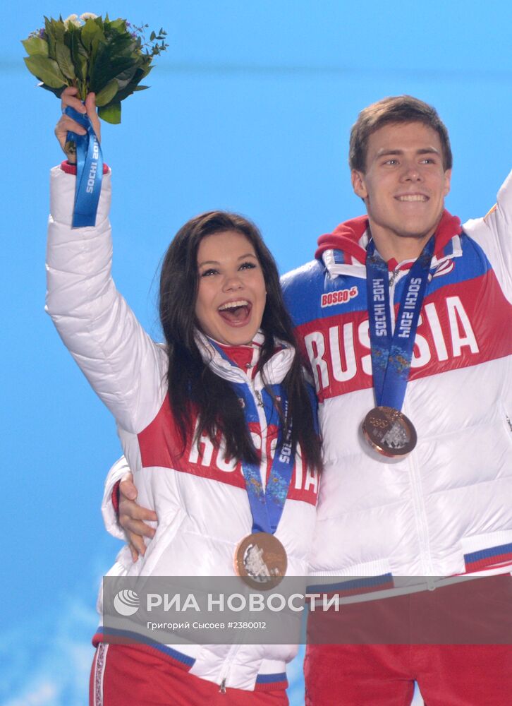 Олимпиада 2014. Церемония награждения. Одиннадцатый день